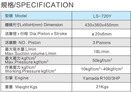 引擎免黄油活塞式动力喷雾机